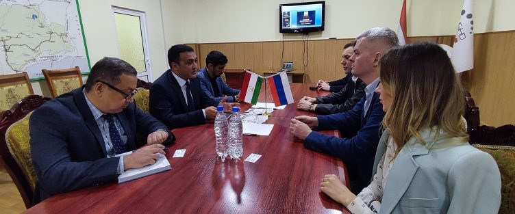 The visit of the Director of the Interregional Projects Management Center between the Republic of Tajikistan and the Khanty-Mansiysk region of the Russian Federation Mr. Kuldashev Tahir Bahridinovich together with the entrepreneurs of this region from the FEZ of “Sougd”.
