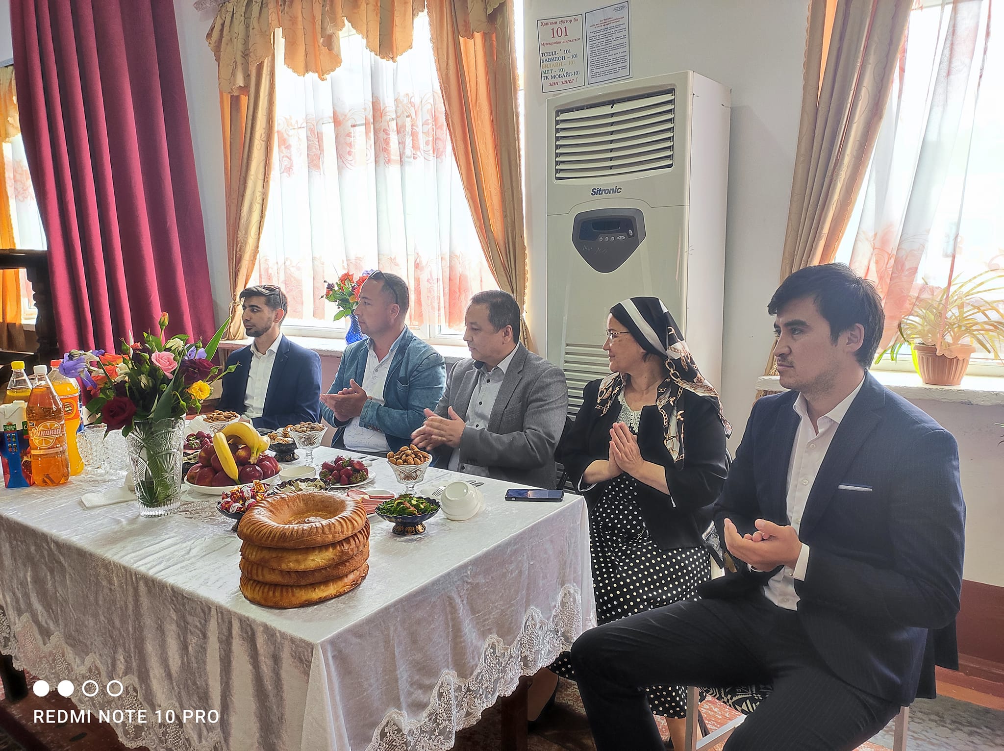 On the occasion of Eid-ul-Fitr by the FEZ of “Soughd” to the Special boarding school for the deaf and hard-of-hearing children named after T. Gafforov of Histevarz region (jamoat), B. Gaffurov district was to set the festive table.